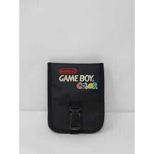 Nintendo Gameboy Color GBC Carrying Case Original Black Bag Travel Pouch